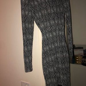 H&M Sparkly Open Back Dress